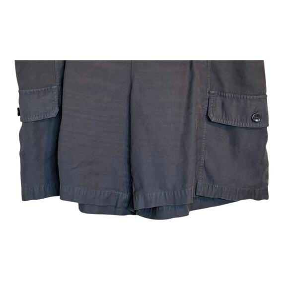 Soft Surroundings Shorts Women X Large Gray Bayside Cargo Summer Lagenlook Beach - Picture 3 of 9